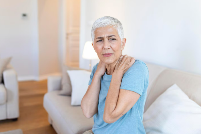 Mujer con dolor de espalda